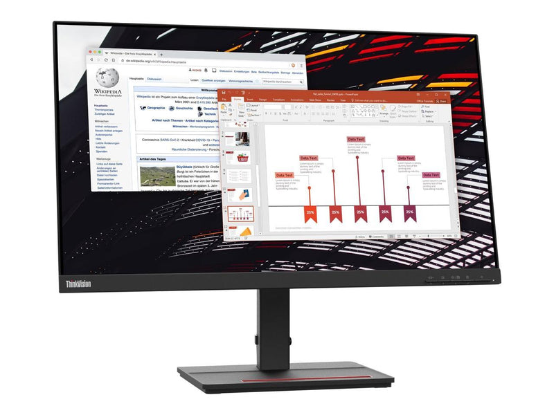 Lenovo ThinkVision S24e-20 24" (23.8" Viewable) Full HD 1920 x 1080 WLED LCD