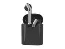 Naxa True Wireless Earphones with Charging Battery Case - Stereo - Black - True