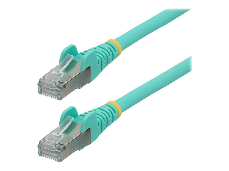 StarTech 6ft CAT6a Snagless S/FTP Ethernet Cable Aqua NLAQ6FCAT6APATCH