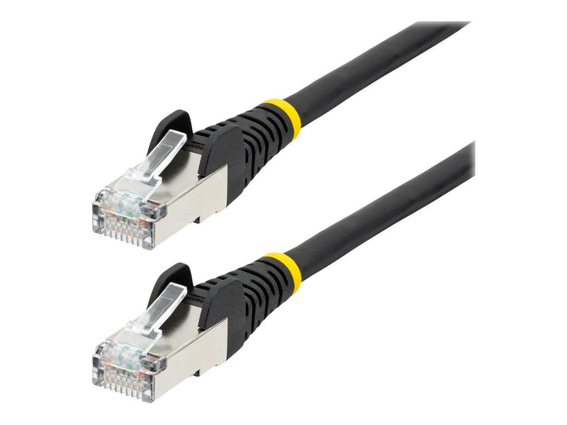 StarTech 12ft CAT6a Snagless S/FTP Ethernet Cable Black NLBK12FCAT6APATCH