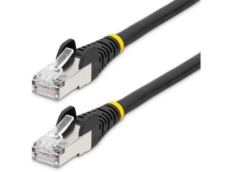 StarTech 15ft CAT6a Snagless S/FTP Ethernet Cable Black NLBK15FCAT6APATCH