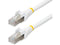 StarTech 4ft CAT6a Snagless S/FTP Ethernet Cable White NLWH4FCAT6APATCH