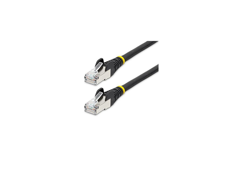 StarTech 10ft CAT6a Snagless S/FTP Ethernet Cable Black NLBK10FCAT6APATCH