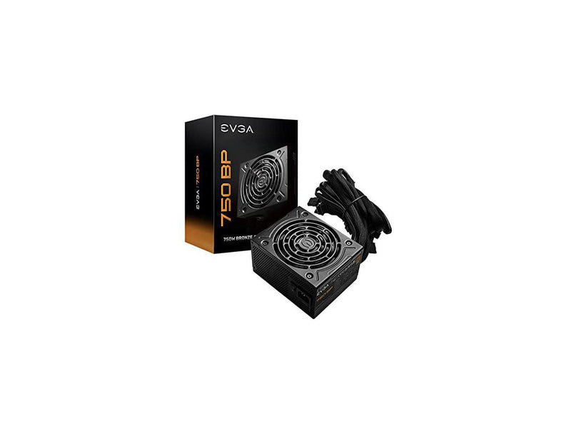 EVGA 750 BP, 80+ BRONZE 750W, 3 Year Warranty, Compact 120mm Size, Power Supply