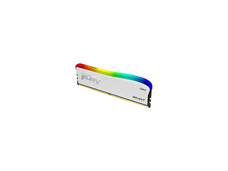 Kingston 16GB 3600MT/s DDR4 CL18 DIMM FURY Beast White RGB SE