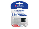 Verbatim Store 'n' Go Secure Pro 32GB USB Flash Drive Model 98665