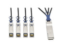 TRIPP LITE N281-03M-BK 40GbE QSFP+ to 10GbE SFP+ Passive Copper Breakout Cable