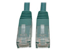 Cat6 Cat5e Gigabit Molded Patch Cable Rj45 M/M 550Mhz Green 20Ft