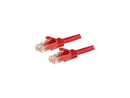 StarTech 12ft Red Cat6 Patch Cable with Snagless RJ45 Connectors