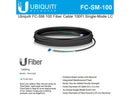 Ubiquiti FC-SM-100 Fiber Cable 100Ft Single-Mode LC ideal for installs outdoor