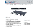 MIDDLE ATLANTIC PD-915R RACK MOUNT PWR STRP W/9 OTLTS