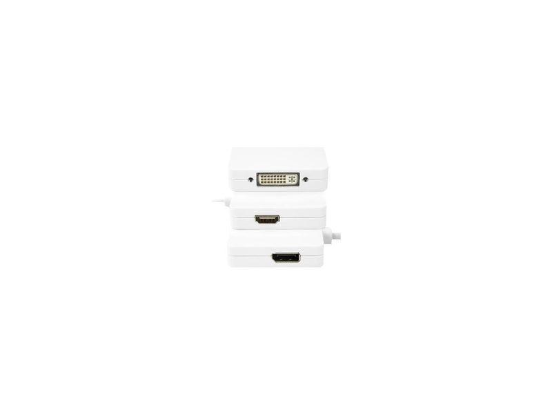 Rocstor Mini Displayport to HDMI Adapter - DVI/HDMI/DP Adapter 3in1 Adapter