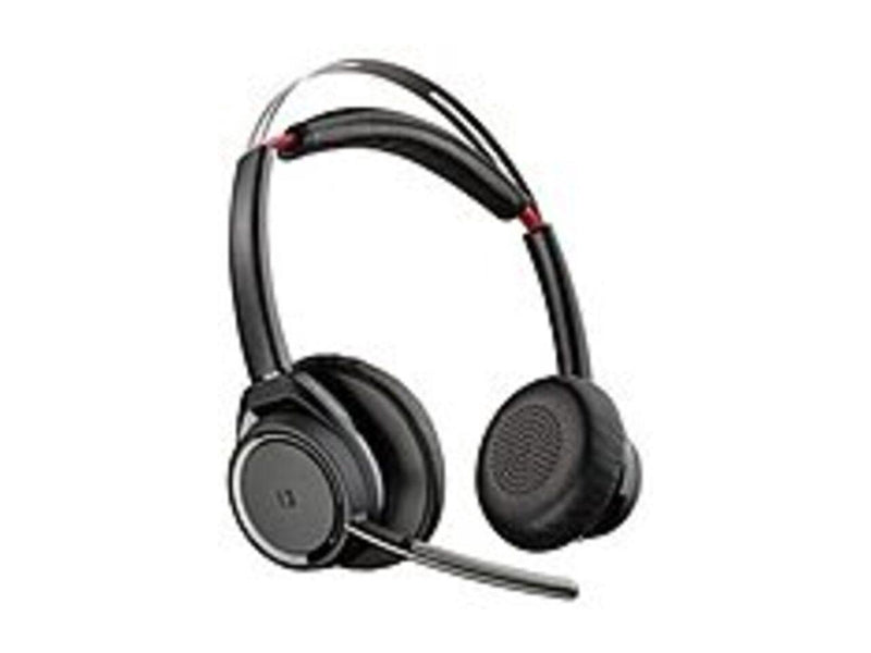 Plantronics - Voyager Focus UC (Poly) - Bluetooth Dual-Ear (Stereo) Headset with