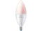 Wiz 603522 Candle B12 E12 Color 3.9W Wi-Fi Smart Bulb