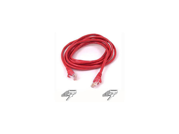 Belkin A3L980-10-RED-S 10 ft. Cat 6 Red Network Cable