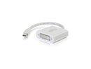 C2g Mini Displayport To Dvi Adapter - Mini Dp To Dvi-D Active Converter - White
