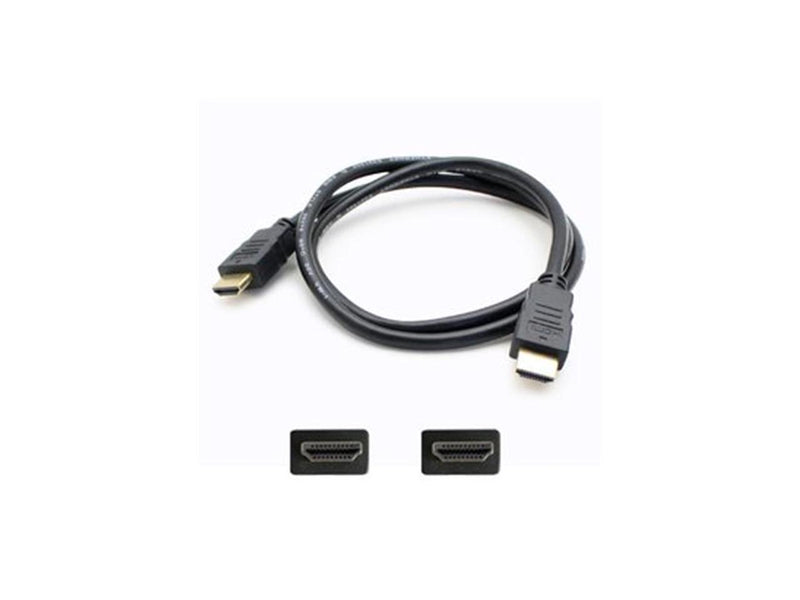 Addon HDMIHSMM25 Hdmi With Ethernet Cable - Hdmi (M) To Hdmi (M) - 25 Ft - Black