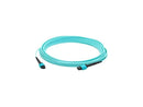 AddOn ADD-MPOMPO-15M5OM4 49.21 ft. Aqua MPO/MPO Female to Female Crossover OM4