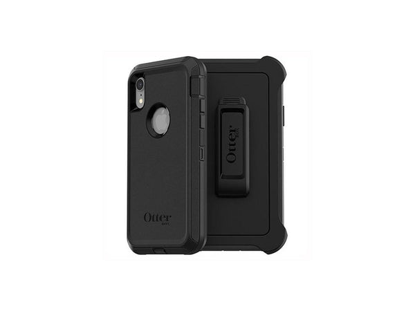 OtterBox 77-59801 Defender Series Rugged Case with Holster for iPhone, Black