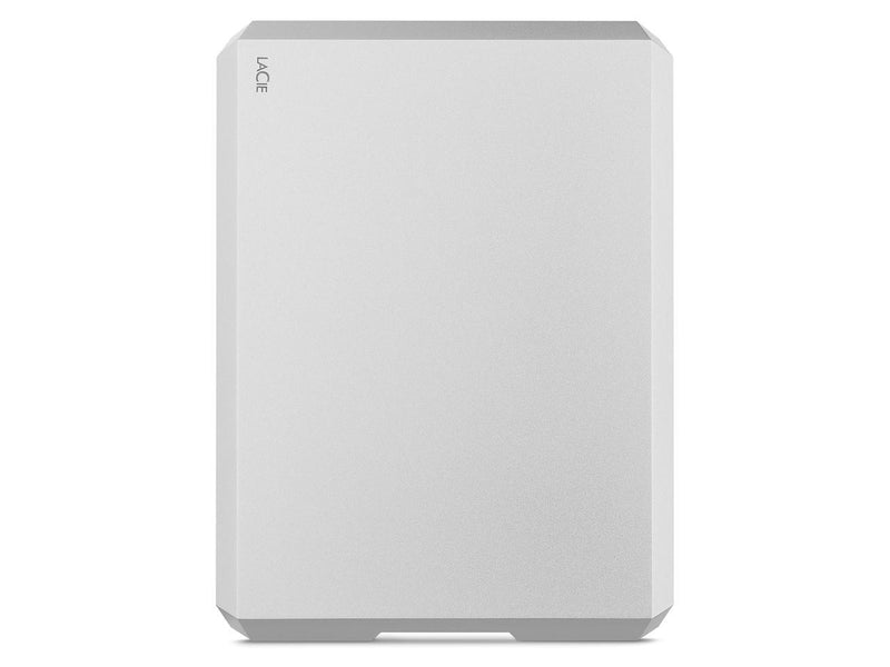 LaCie Mobile Drive 4TB External Hard Drive Portable HDD – Moon Silver USB-C USB