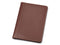 Samsill Contrast Stitch Leather Padfolio 6 1/4w x 8 3/4h Open Style Brown 71736