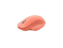 Microsoft Bluetooth Ergonomic Mouse - Peach - with comfortable Ergonomic design,