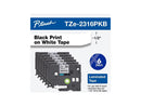 Brother P-touch TZe-231 Laminated Label Maker Tape 1/2" x 26-2/10' Black on