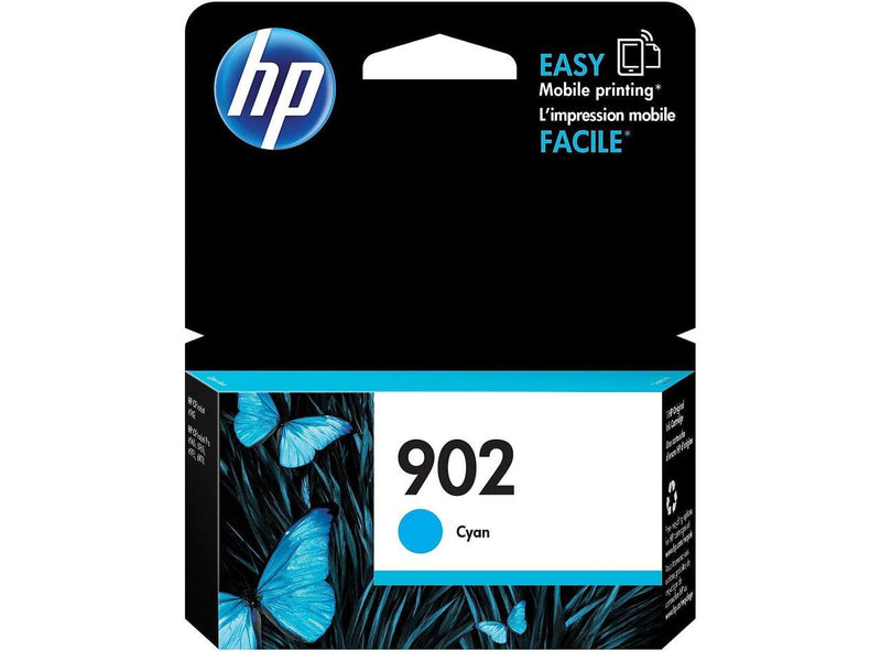 HP 902 Cyan Original Ink Cartridge, ~315 pages, T6L86AN