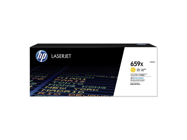 HP 659X High Yield Yellow Original LaserJet Toner Cartridge, ~29,000 pages,