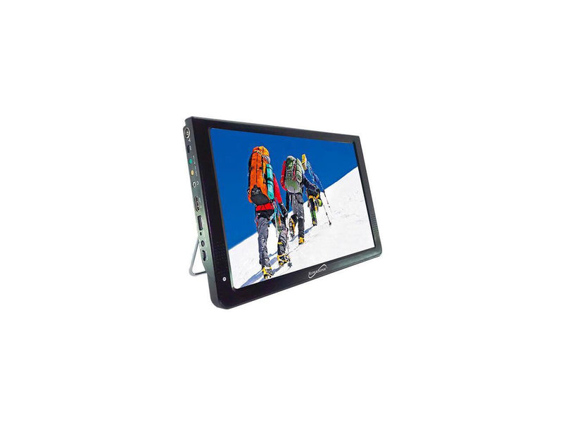 Supersonic SC-2812 12" Portable Ultra Lightweight Widescreen LED TV, HDMI, SD,