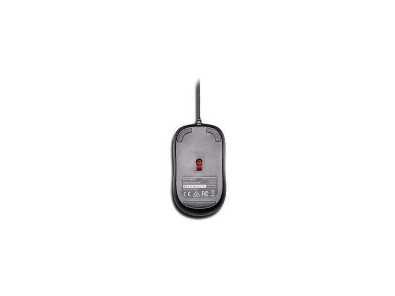 Kensington K74531WW Black 3 Buttons USB Wired Optical 1000 dpi Mouse