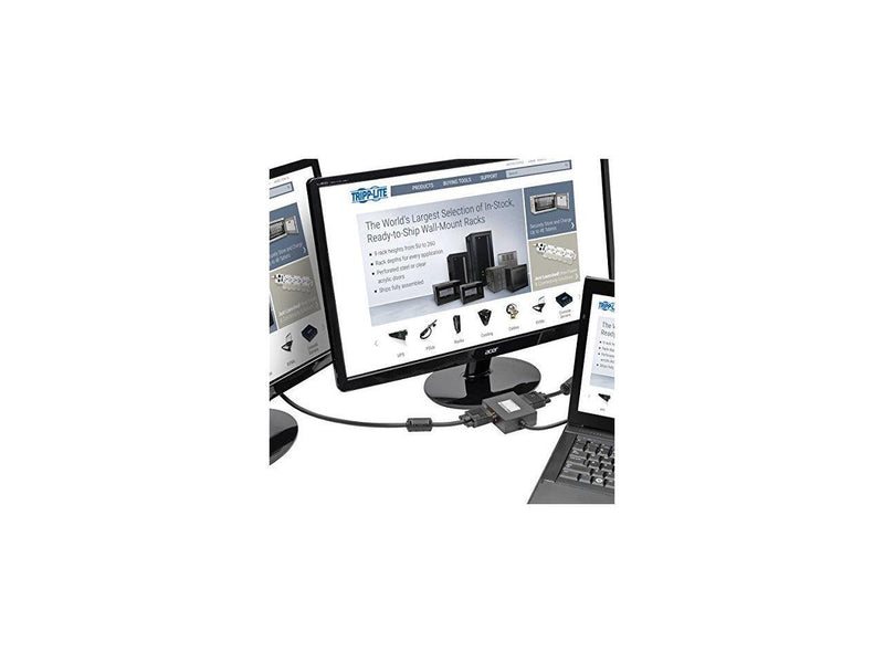 Tripp Lite Mfg Co. 2Port Dp To Vga Splitter (B157-002-VGA)