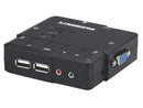 KVM SWITCH COMPACT 2 PORT USB-