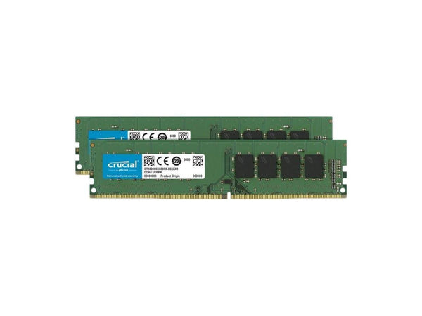 Crucial RAM 64GB Kit (2x32GB) DDR4 2666 MHz CL19 Desktop Memory CT2K32G4DFD8266