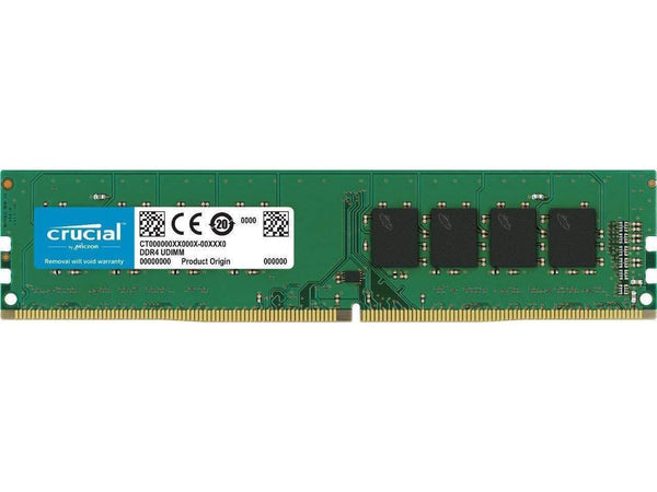 Crucial RAM 4GB DDR4 2400 MHz CL17 Desktop Memory CT4G4DFS824A Green/Black