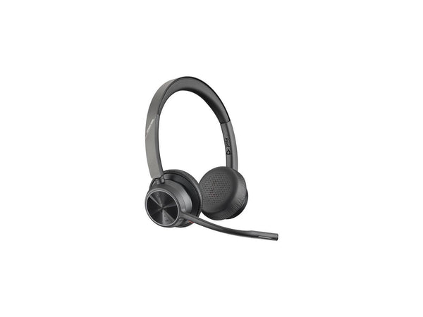 Poly - Voyager 4320 UC Wireless Headset (Plantronics) - Headphones with Boom Mic