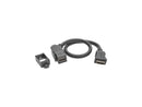 TRIPP LITE P164-001-KPA-BK HDMI Coupler Keystone Panel Mount All-in-One Angled