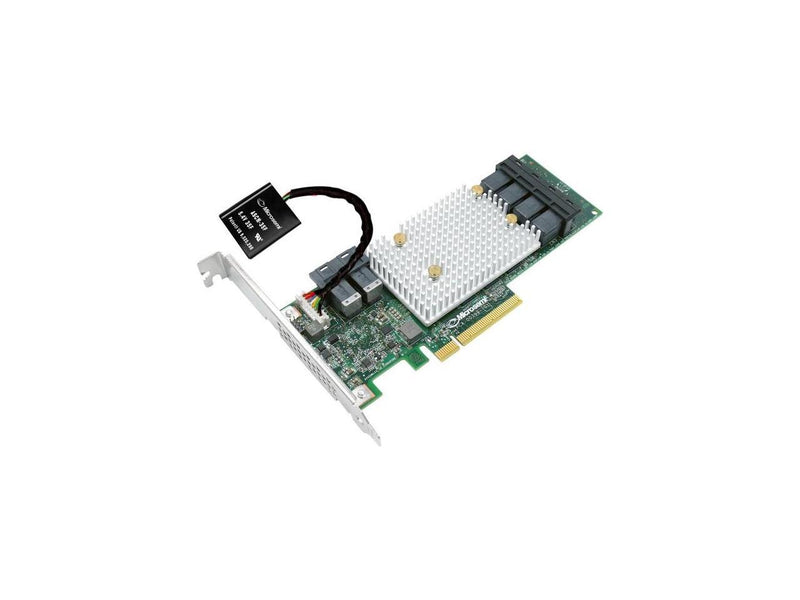 Microsemi SmartRAID 3154-8i16e Adapter with Integrated Flash Backup - 12Gb/s SAS