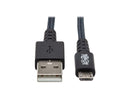 Tripp Lite U050-010-GY-MAX Heavy-Duty USB-A to USB Micro-B Cable - M/M, USB 2.0,