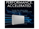 LaCie V2 STKS500400 500 GB Portable Solid State Drive 2.5" External USB 3.1 Type