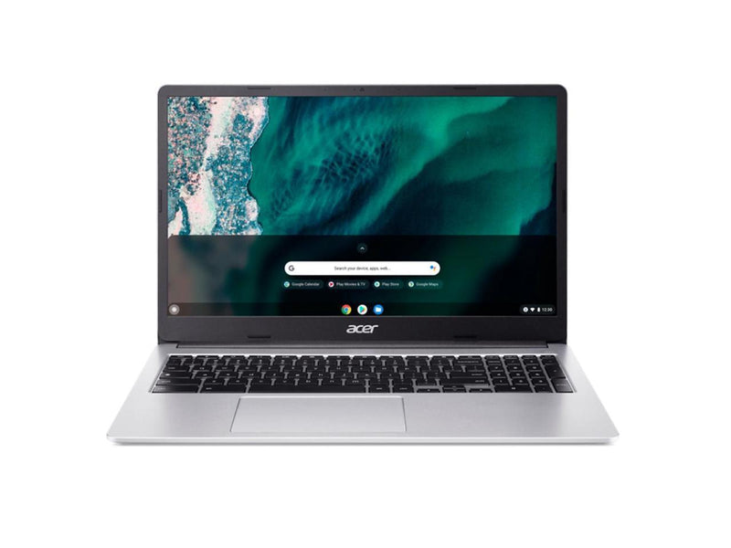 Acer Chromebook 315 15.6" FHD Notebook, N5100, 8GB, 64GB, Chrome OS, Pure Silver