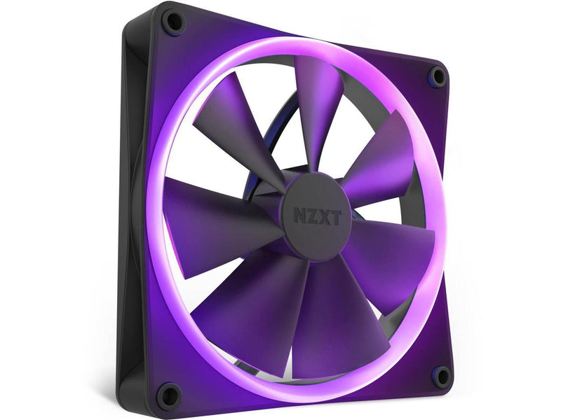 NZXT F120 RGB Core Fan - RF-C14SF-B1 - 140mm Hub-Mounted RGB Fan - Sublime RGB