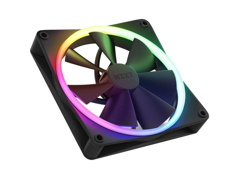 NZXT F120 RGB Core Fan - RF-C14SF-B1 - 140mm Hub-Mounted RGB Fan - Sublime RGB