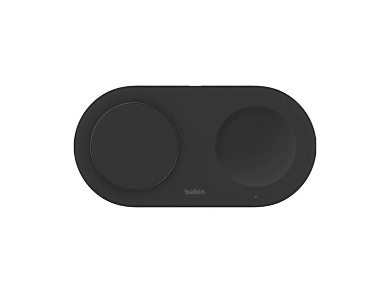 Belkin BoostCharge Pro 15W 2-In-1 Magnetic Wireless Charging Pad with Qi2, Black
