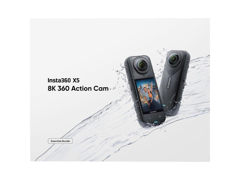 Insta360 X5 8K 360 Action Camera Essentials Bundle