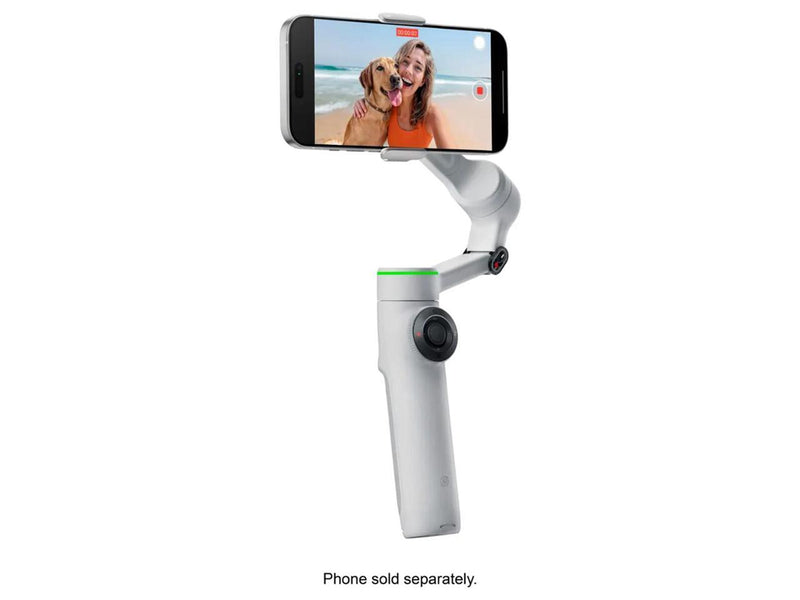 Insta360 Flow 2 Pro 3-Axis AI-Powered Gimbal Stabilizer AI Tracker Bundle, Gray