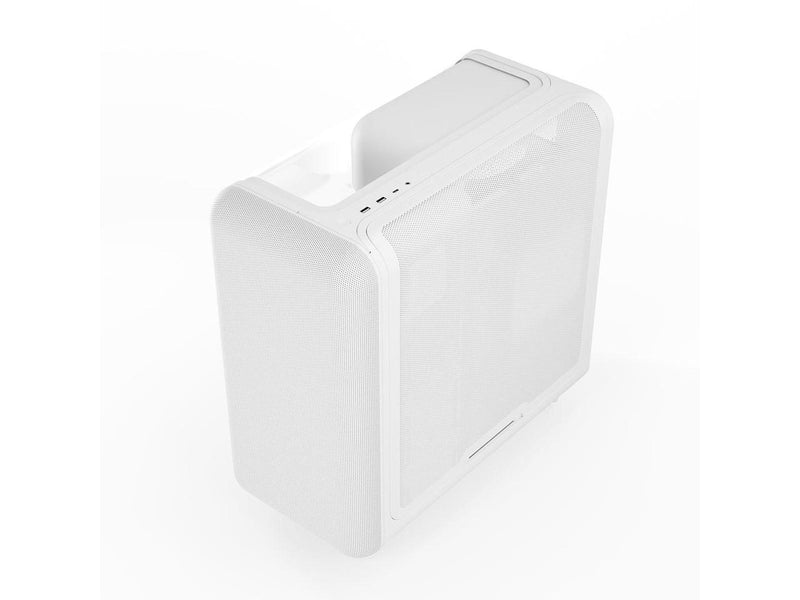 HYTE X50 Modern Performance ATX Mid-Tower PC Gaming Case - Snow White