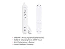 CyberPower P304UC3 3-Outlet Home/Office Surge Protector with 3x USB-C Port