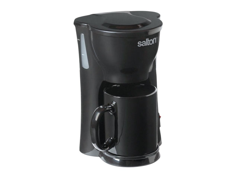 Salton 1-Cup Black Space Saving Coffee Maker FC1205