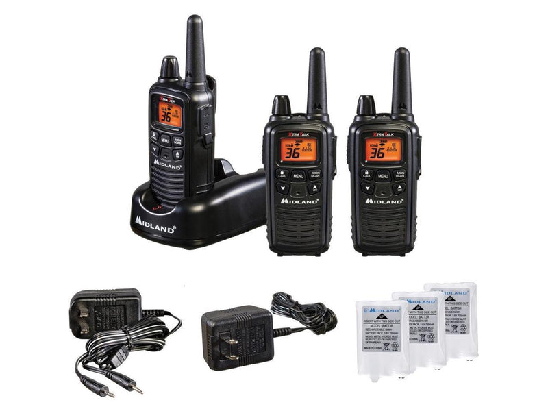 Midland LXT633VP3 Two-Way Radio Three Pack